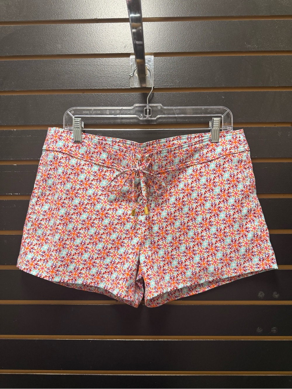 Helen Jon Floral Swim Board Shorts Size 10 Water Resistant